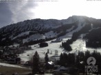 Archiv Foto Webcam Sicht vom Kinderhotel Oberjoch aus auf das Skigebiet gegenüber 09:00