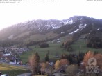 Archiv Foto Webcam Sicht vom Kinderhotel Oberjoch aus auf das Skigebiet gegenüber 05:00