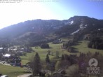 Archiv Foto Webcam Sicht vom Kinderhotel Oberjoch aus auf das Skigebiet gegenüber 07:00