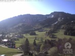 Archiv Foto Webcam Sicht vom Kinderhotel Oberjoch aus auf das Skigebiet gegenüber 07:00