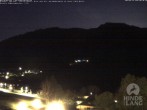 Archived image Webcam View of the kids hotel Oberjoch at the slopes in front 23:00