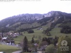 Archiv Foto Webcam Sicht vom Kinderhotel Oberjoch aus auf das Skigebiet gegenüber 05:00