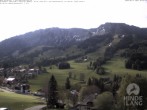 Archiv Foto Webcam Sicht vom Kinderhotel Oberjoch aus auf das Skigebiet gegenüber 07:00