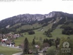 Archiv Foto Webcam Sicht vom Kinderhotel Oberjoch aus auf das Skigebiet gegenüber 11:00
