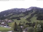 Archiv Foto Webcam Sicht vom Kinderhotel Oberjoch aus auf das Skigebiet gegenüber 05:00