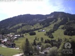 Archiv Foto Webcam Sicht vom Kinderhotel Oberjoch aus auf das Skigebiet gegenüber 09:00