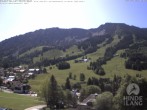 Archiv Foto Webcam Sicht vom Kinderhotel Oberjoch aus auf das Skigebiet gegenüber 09:00