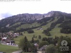 Archiv Foto Webcam Sicht vom Kinderhotel Oberjoch aus auf das Skigebiet gegenüber 05:00