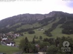 Archiv Foto Webcam Sicht vom Kinderhotel Oberjoch aus auf das Skigebiet gegenüber 07:00