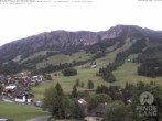 Archiv Foto Webcam Sicht vom Kinderhotel Oberjoch aus auf das Skigebiet gegenüber 09:00