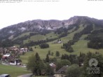 Archiv Foto Webcam Sicht vom Kinderhotel Oberjoch aus auf das Skigebiet gegenüber 18:00