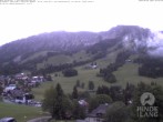 Archiv Foto Webcam Sicht vom Kinderhotel Oberjoch aus auf das Skigebiet gegenüber 02:00