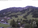 Archiv Foto Webcam Sicht vom Kinderhotel Oberjoch aus auf das Skigebiet gegenüber 05:00