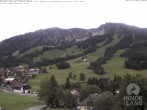 Archiv Foto Webcam Sicht vom Kinderhotel Oberjoch aus auf das Skigebiet gegenüber 09:00