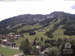 Archiv Foto Webcam Sicht vom Kinderhotel Oberjoch aus auf das Skigebiet gegenüber 11:00