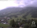 Archiv Foto Webcam Sicht vom Kinderhotel Oberjoch aus auf das Skigebiet gegenüber 17:00