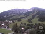 Archiv Foto Webcam Sicht vom Kinderhotel Oberjoch aus auf das Skigebiet gegenüber 17:00