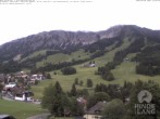 Archiv Foto Webcam Sicht vom Kinderhotel Oberjoch aus auf das Skigebiet gegenüber 17:00