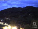 Archived image Webcam View of the kids hotel Oberjoch at the slopes in front 03:00