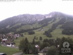 Archiv Foto Webcam Sicht vom Kinderhotel Oberjoch aus auf das Skigebiet gegenüber 09:00