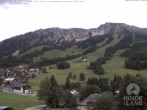 Archived image Webcam View of the kids hotel Oberjoch at the slopes in front 13:00