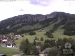Archived image Webcam View of the kids hotel Oberjoch at the slopes in front 15:00