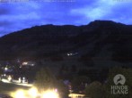 Archiv Foto Webcam Sicht vom Kinderhotel Oberjoch aus auf das Skigebiet gegenüber 03:00