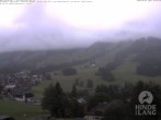 Archiv Foto Webcam Sicht vom Kinderhotel Oberjoch aus auf das Skigebiet gegenüber 06:00