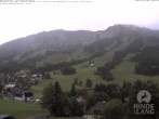 Archiv Foto Webcam Sicht vom Kinderhotel Oberjoch aus auf das Skigebiet gegenüber 07:00