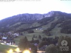 Archiv Foto Webcam Sicht vom Kinderhotel Oberjoch aus auf das Skigebiet gegenüber 03:00