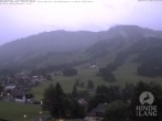 Archiv Foto Webcam Sicht vom Kinderhotel Oberjoch aus auf das Skigebiet gegenüber 19:00
