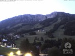 Archiv Foto Webcam Sicht vom Kinderhotel Oberjoch aus auf das Skigebiet gegenüber 03:00