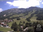 Archiv Foto Webcam Sicht vom Kinderhotel Oberjoch aus auf das Skigebiet gegenüber 14:00