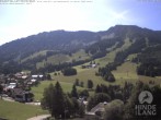 Archiv Foto Webcam Sicht vom Kinderhotel Oberjoch aus auf das Skigebiet gegenüber 09:00
