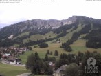 Archiv Foto Webcam Sicht vom Kinderhotel Oberjoch aus auf das Skigebiet gegenüber 13:00