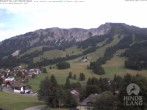 Archiv Foto Webcam Sicht vom Kinderhotel Oberjoch aus auf das Skigebiet gegenüber 17:00