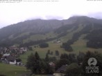 Archiv Foto Webcam Sicht vom Kinderhotel Oberjoch aus auf das Skigebiet gegenüber 06:00