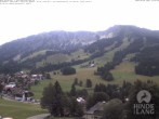 Archiv Foto Webcam Sicht vom Kinderhotel Oberjoch aus auf das Skigebiet gegenüber 09:00