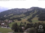 Archiv Foto Webcam Sicht vom Kinderhotel Oberjoch aus auf das Skigebiet gegenüber 09:00