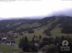 Archiv Foto Webcam Sicht vom Kinderhotel Oberjoch aus auf das Skigebiet gegenüber 05:00
