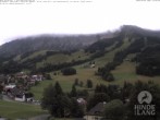 Archiv Foto Webcam Sicht vom Kinderhotel Oberjoch aus auf das Skigebiet gegenüber 13:00