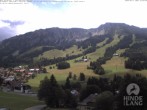 Archiv Foto Webcam Sicht vom Kinderhotel Oberjoch aus auf das Skigebiet gegenüber 11:00