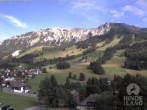 Archiv Foto Webcam Sicht vom Kinderhotel Oberjoch aus auf das Skigebiet gegenüber 17:00