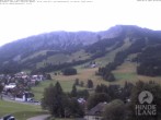 Archiv Foto Webcam Sicht vom Kinderhotel Oberjoch aus auf das Skigebiet gegenüber 05:00