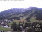 Archiv Foto Webcam Sicht vom Kinderhotel Oberjoch aus auf das Skigebiet gegenüber 06:00