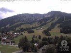 Archiv Foto Webcam Sicht vom Kinderhotel Oberjoch aus auf das Skigebiet gegenüber 11:00