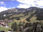 Archiv Foto Webcam Sicht vom Kinderhotel Oberjoch aus auf das Skigebiet gegenüber 15:00