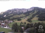Archiv Foto Webcam Sicht vom Kinderhotel Oberjoch aus auf das Skigebiet gegenüber 17:00