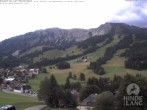 Archiv Foto Webcam Sicht vom Kinderhotel Oberjoch aus auf das Skigebiet gegenüber 05:00