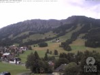 Archiv Foto Webcam Sicht vom Kinderhotel Oberjoch aus auf das Skigebiet gegenüber 09:00